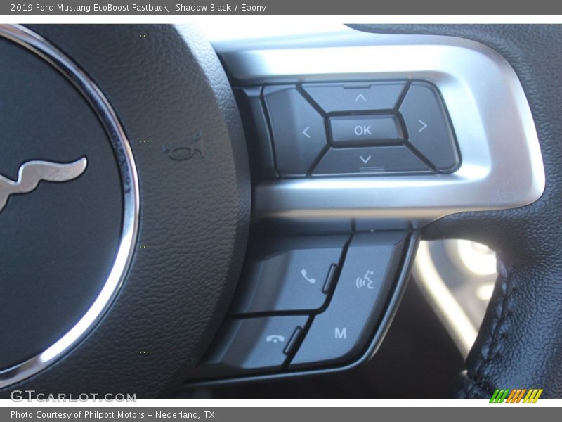 Shadow Black / Ebony 2019 Ford Mustang EcoBoost Fastback
