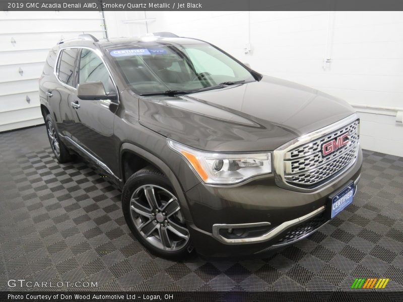 Smokey Quartz Metallic / Jet Black 2019 GMC Acadia Denali AWD