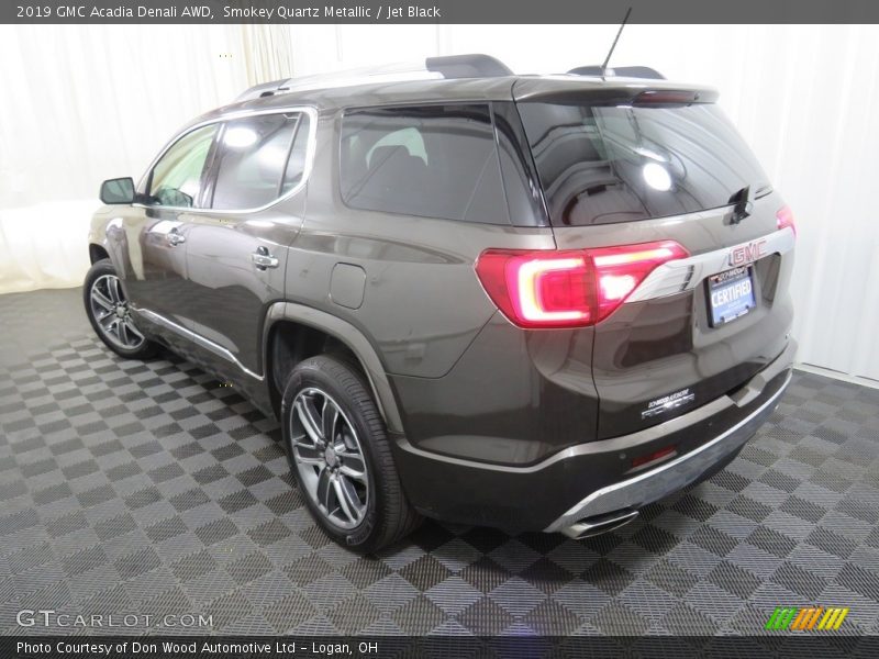 Smokey Quartz Metallic / Jet Black 2019 GMC Acadia Denali AWD