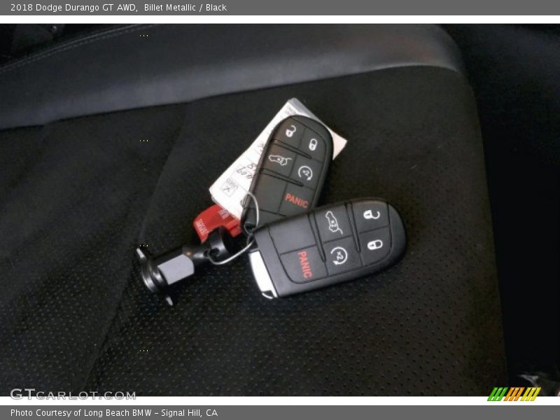Billet Metallic / Black 2018 Dodge Durango GT AWD