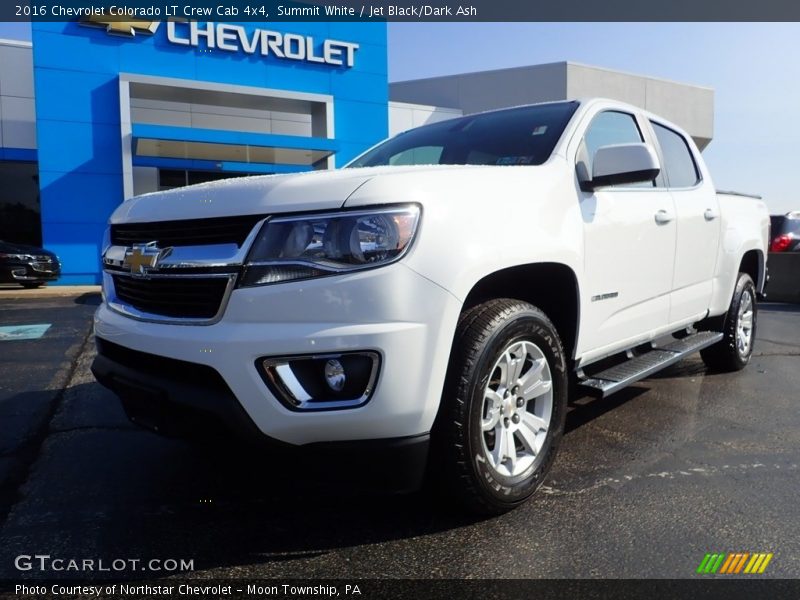 Summit White / Jet Black/Dark Ash 2016 Chevrolet Colorado LT Crew Cab 4x4