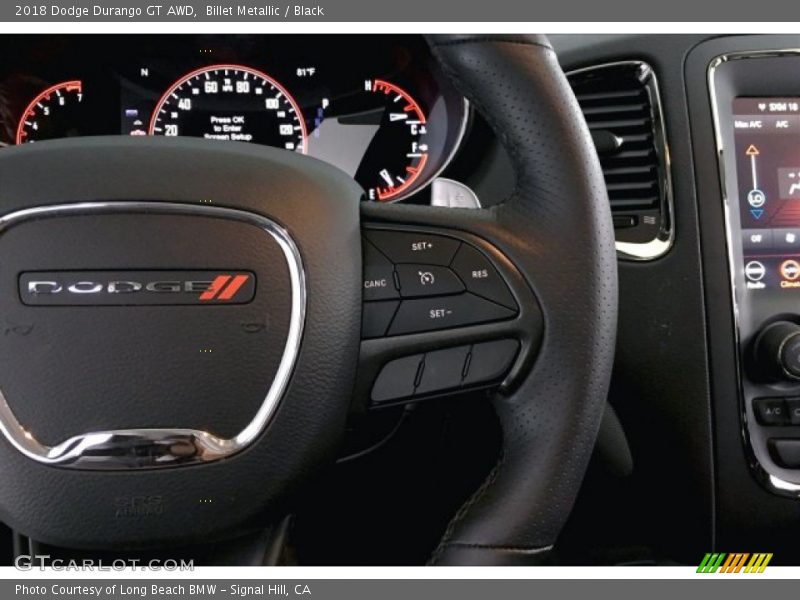 Billet Metallic / Black 2018 Dodge Durango GT AWD