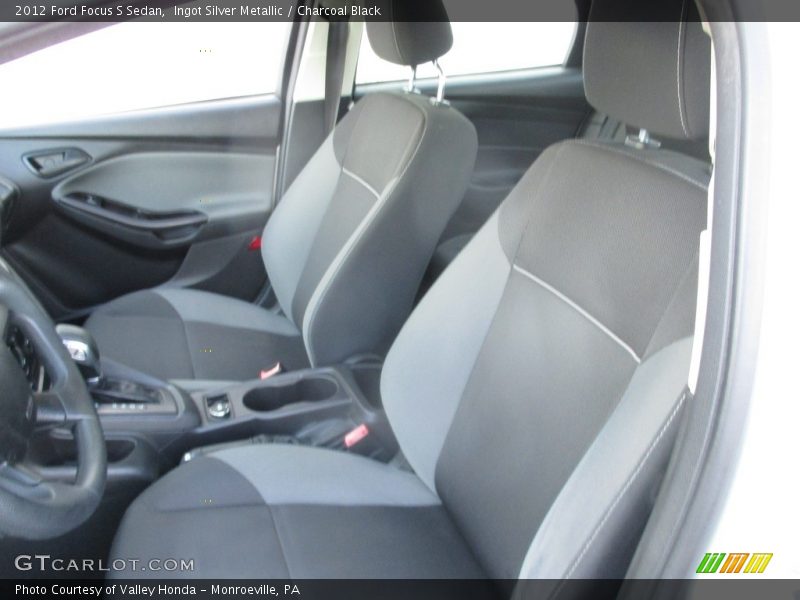 Ingot Silver Metallic / Charcoal Black 2012 Ford Focus S Sedan