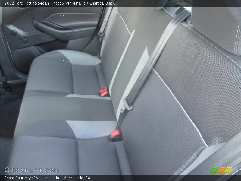 Ingot Silver Metallic / Charcoal Black 2012 Ford Focus S Sedan