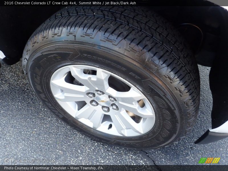 Summit White / Jet Black/Dark Ash 2016 Chevrolet Colorado LT Crew Cab 4x4