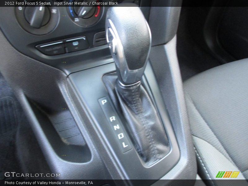 Ingot Silver Metallic / Charcoal Black 2012 Ford Focus S Sedan