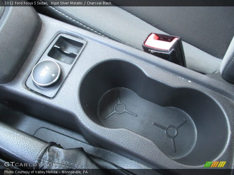 Ingot Silver Metallic / Charcoal Black 2012 Ford Focus S Sedan