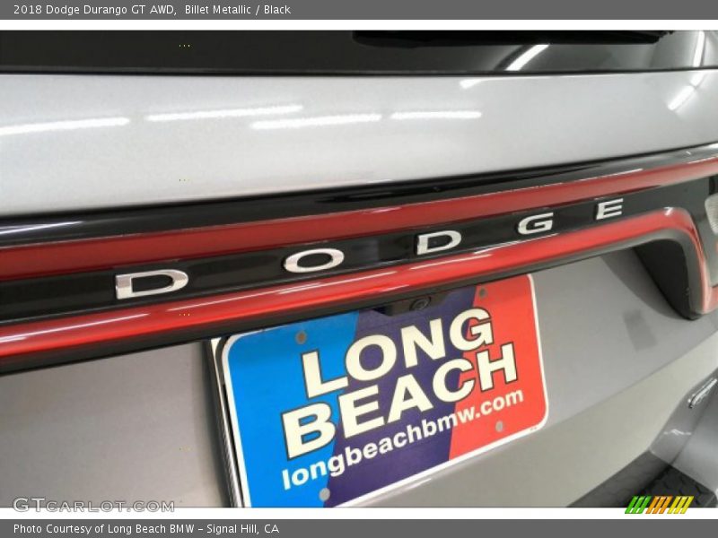 Billet Metallic / Black 2018 Dodge Durango GT AWD