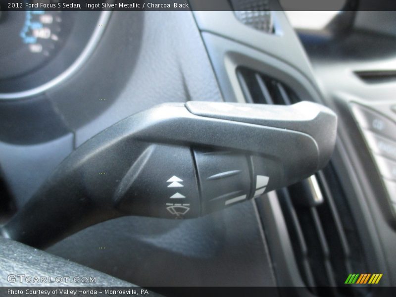 Ingot Silver Metallic / Charcoal Black 2012 Ford Focus S Sedan