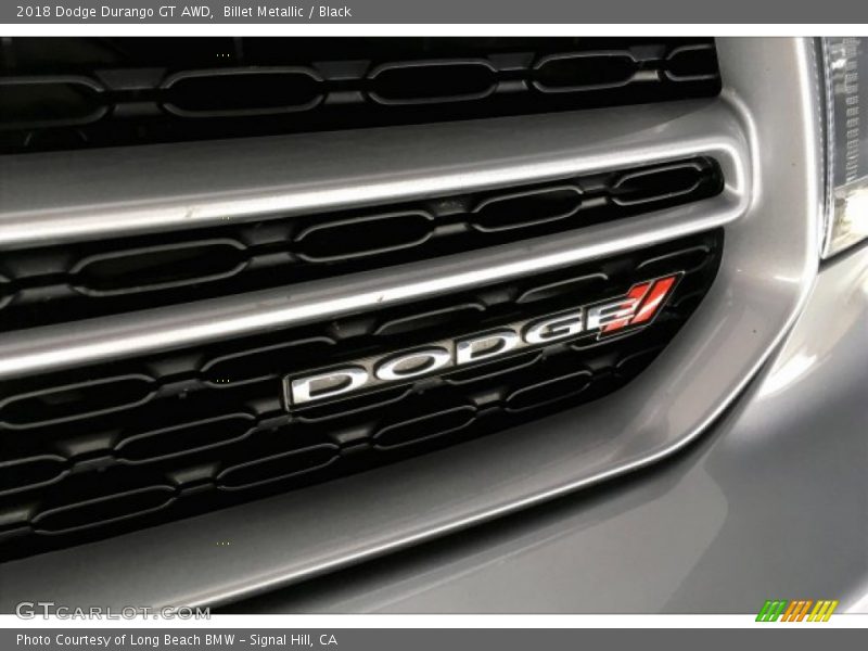 Billet Metallic / Black 2018 Dodge Durango GT AWD