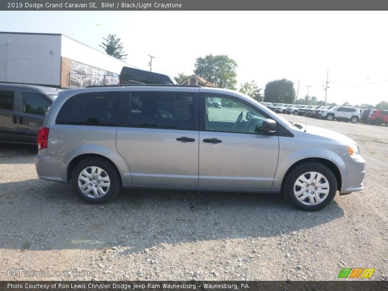 Billet / Black/Light Graystone 2019 Dodge Grand Caravan SE