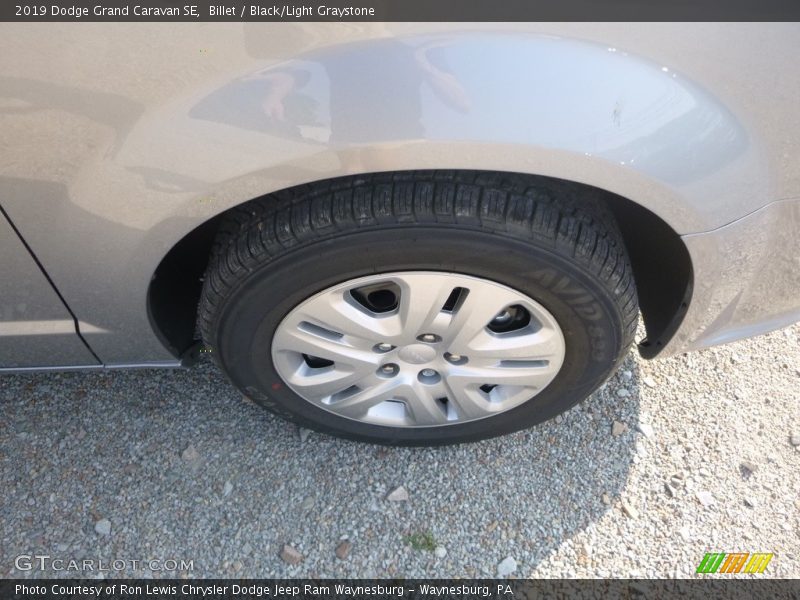 Billet / Black/Light Graystone 2019 Dodge Grand Caravan SE