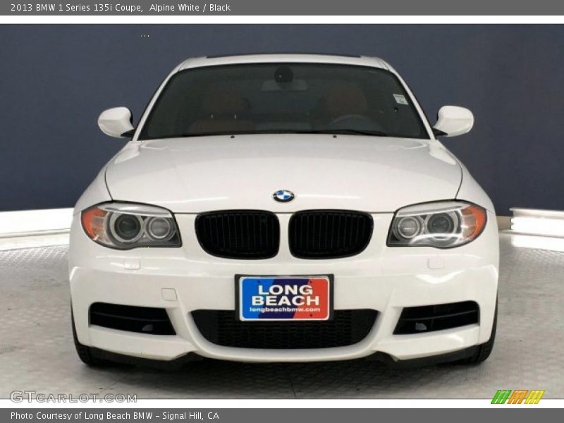 Alpine White / Black 2013 BMW 1 Series 135i Coupe
