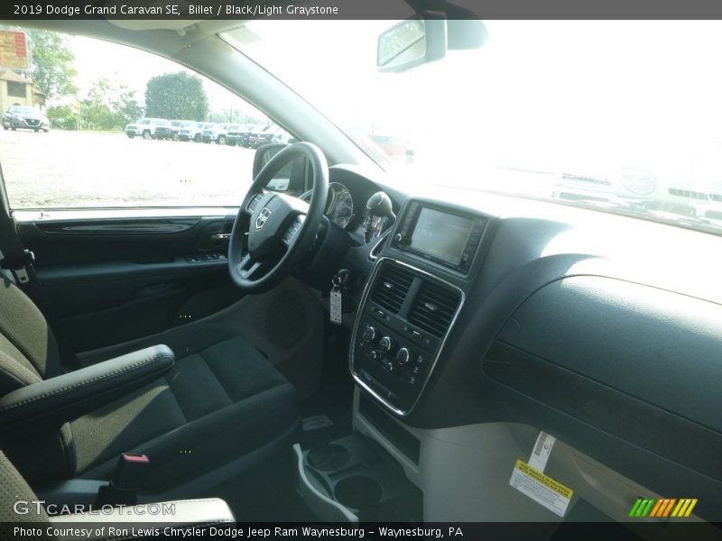 Billet / Black/Light Graystone 2019 Dodge Grand Caravan SE
