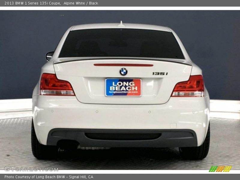 Alpine White / Black 2013 BMW 1 Series 135i Coupe