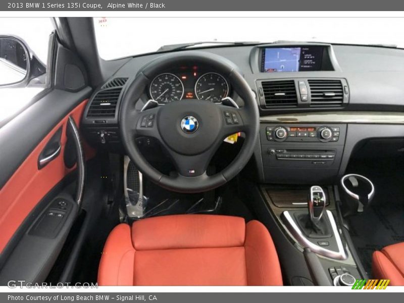 Alpine White / Black 2013 BMW 1 Series 135i Coupe