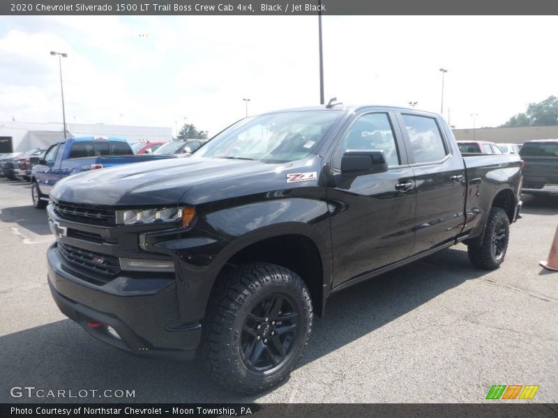 Black / Jet Black 2020 Chevrolet Silverado 1500 LT Trail Boss Crew Cab 4x4