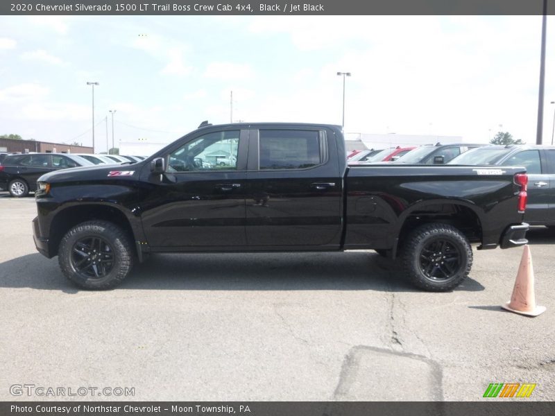 Black / Jet Black 2020 Chevrolet Silverado 1500 LT Trail Boss Crew Cab 4x4