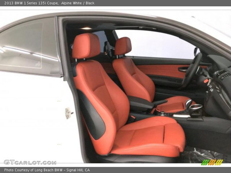 Alpine White / Black 2013 BMW 1 Series 135i Coupe