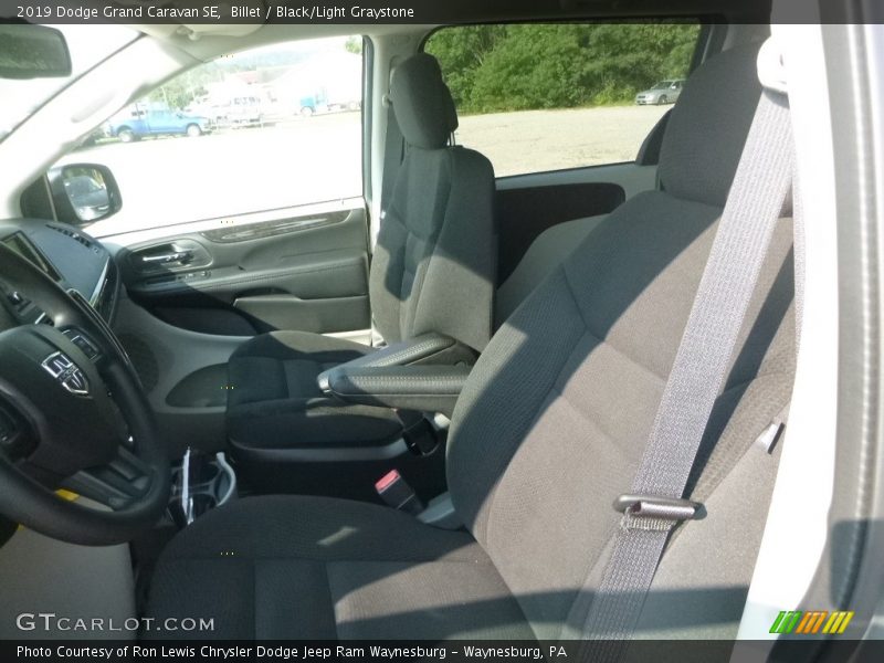 Billet / Black/Light Graystone 2019 Dodge Grand Caravan SE