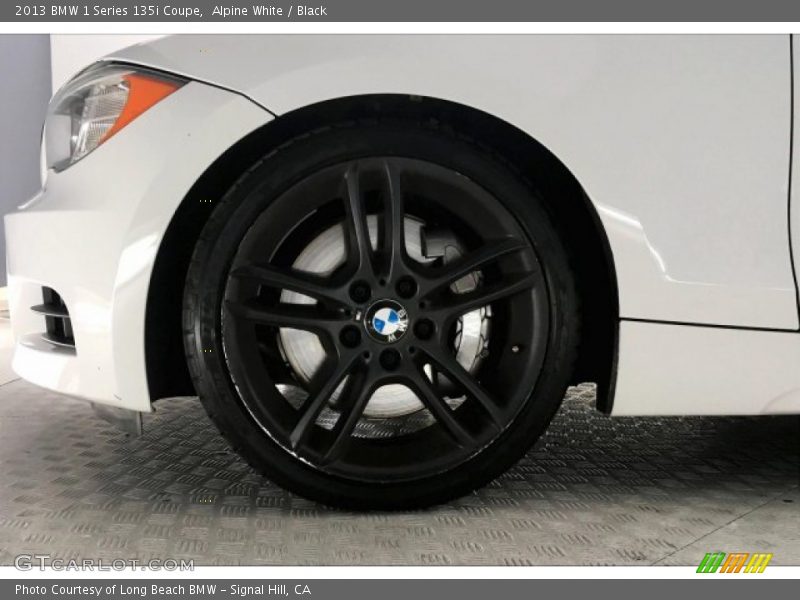 Alpine White / Black 2013 BMW 1 Series 135i Coupe