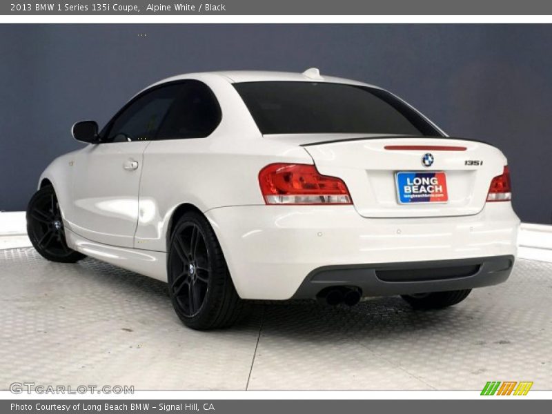 Alpine White / Black 2013 BMW 1 Series 135i Coupe