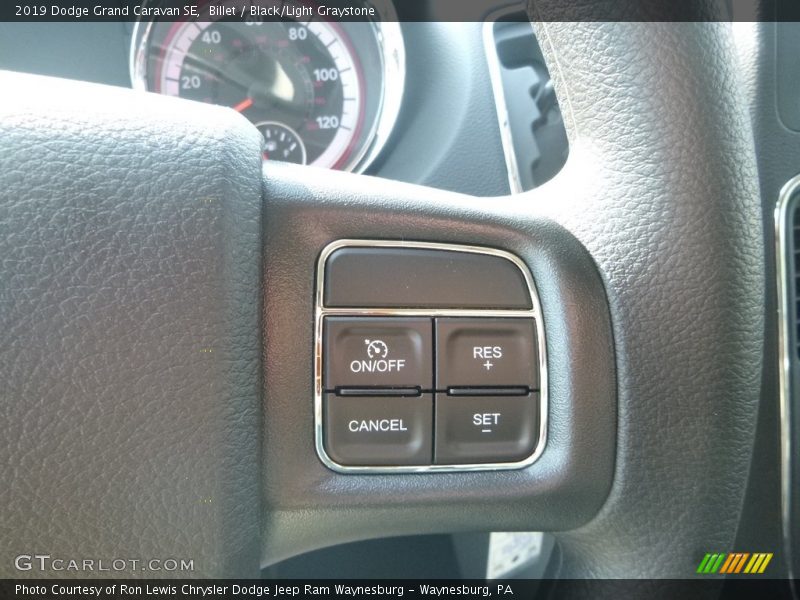 Billet / Black/Light Graystone 2019 Dodge Grand Caravan SE