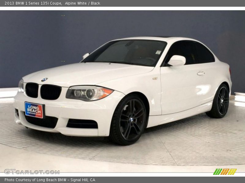 Alpine White / Black 2013 BMW 1 Series 135i Coupe