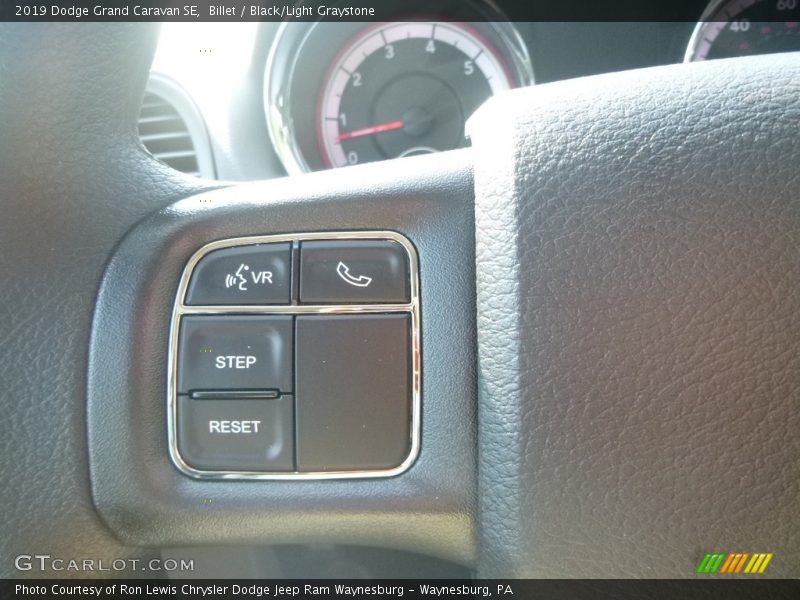 Billet / Black/Light Graystone 2019 Dodge Grand Caravan SE