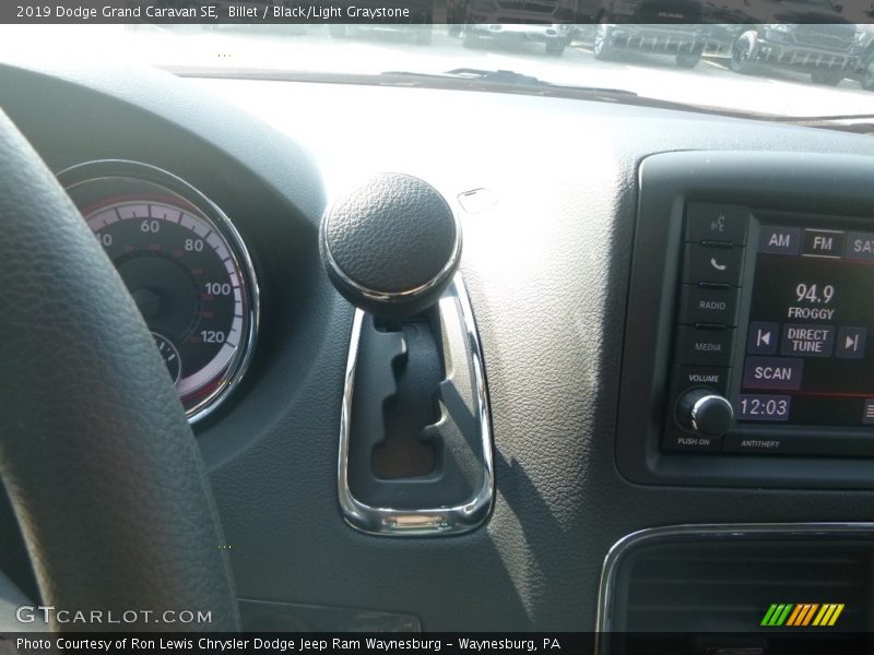 Billet / Black/Light Graystone 2019 Dodge Grand Caravan SE