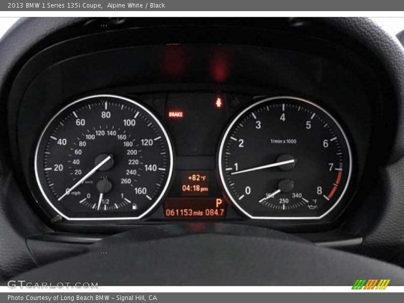 Alpine White / Black 2013 BMW 1 Series 135i Coupe