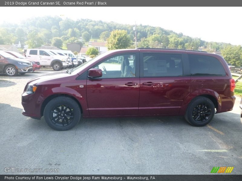 Octane Red Pearl / Black 2019 Dodge Grand Caravan SE