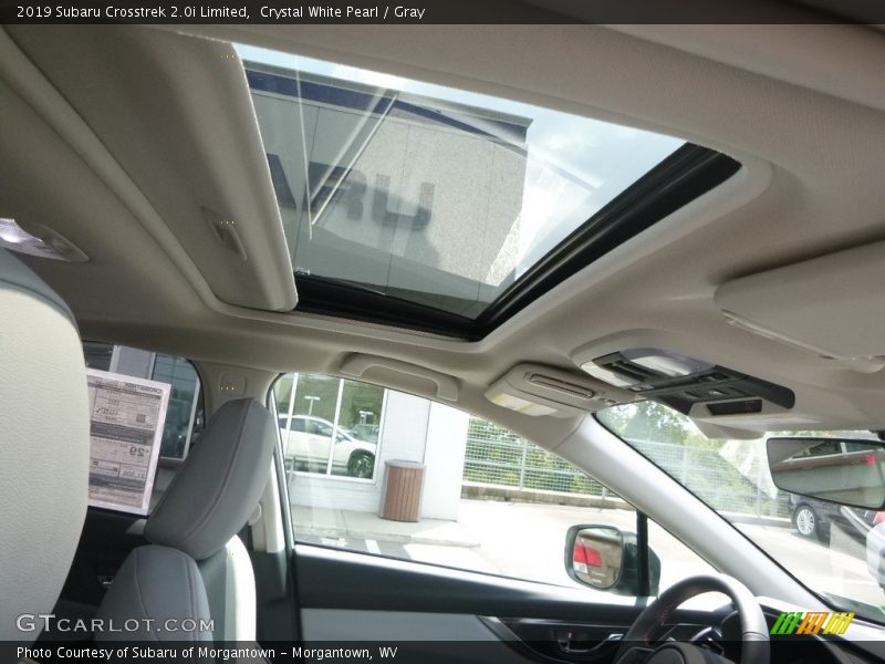 Crystal White Pearl / Gray 2019 Subaru Crosstrek 2.0i Limited