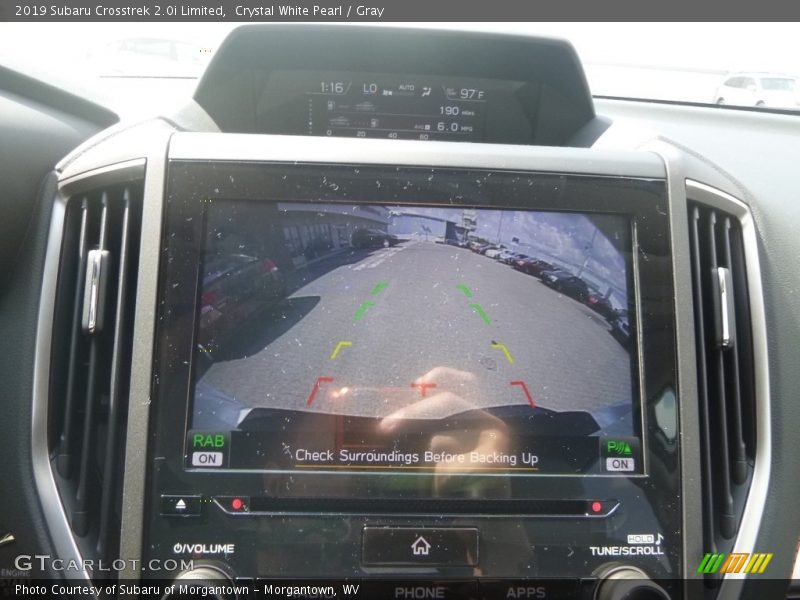 Crystal White Pearl / Gray 2019 Subaru Crosstrek 2.0i Limited