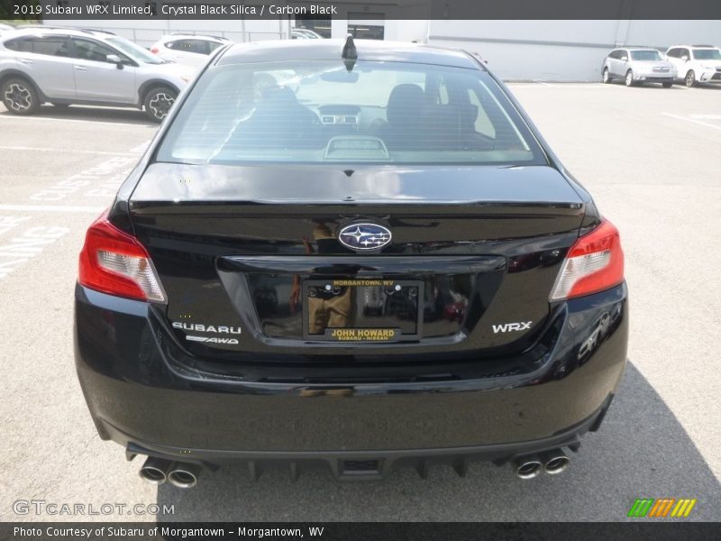 Crystal Black Silica / Carbon Black 2019 Subaru WRX Limited