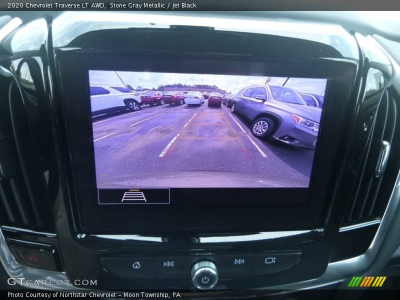 Stone Gray Metallic / Jet Black 2020 Chevrolet Traverse LT AWD