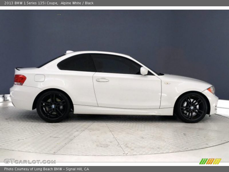 Alpine White / Black 2013 BMW 1 Series 135i Coupe