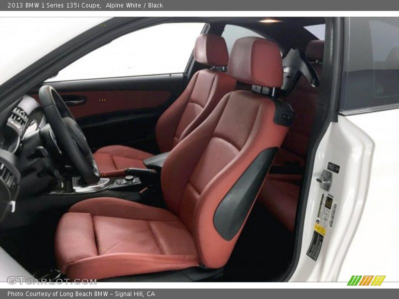 Alpine White / Black 2013 BMW 1 Series 135i Coupe