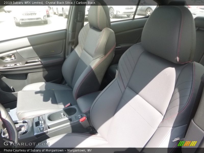 Front Seat of 2019 WRX Limited