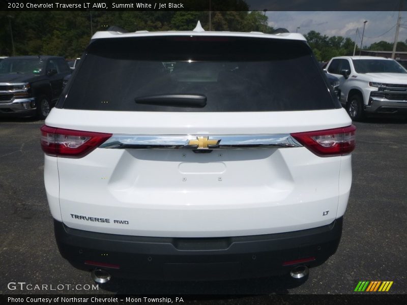 Summit White / Jet Black 2020 Chevrolet Traverse LT AWD