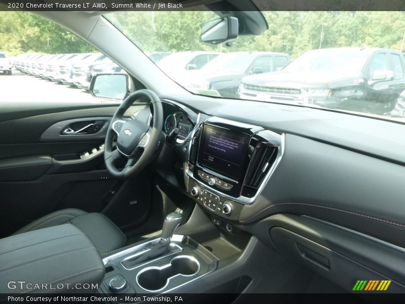 Summit White / Jet Black 2020 Chevrolet Traverse LT AWD
