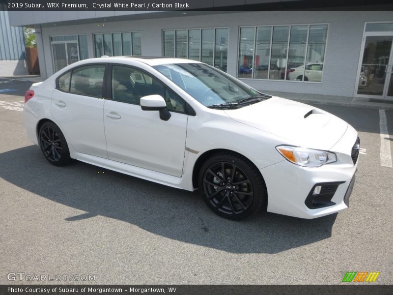 Crystal White Pearl / Carbon Black 2019 Subaru WRX Premium