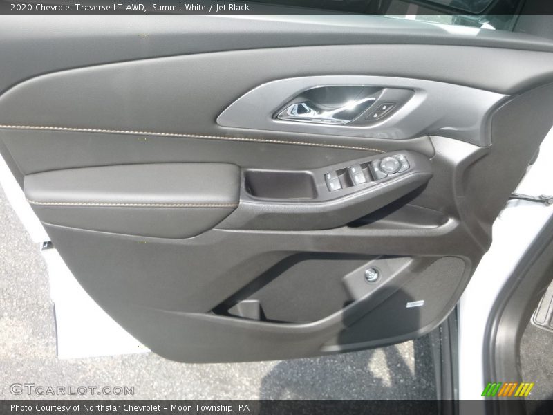 Summit White / Jet Black 2020 Chevrolet Traverse LT AWD