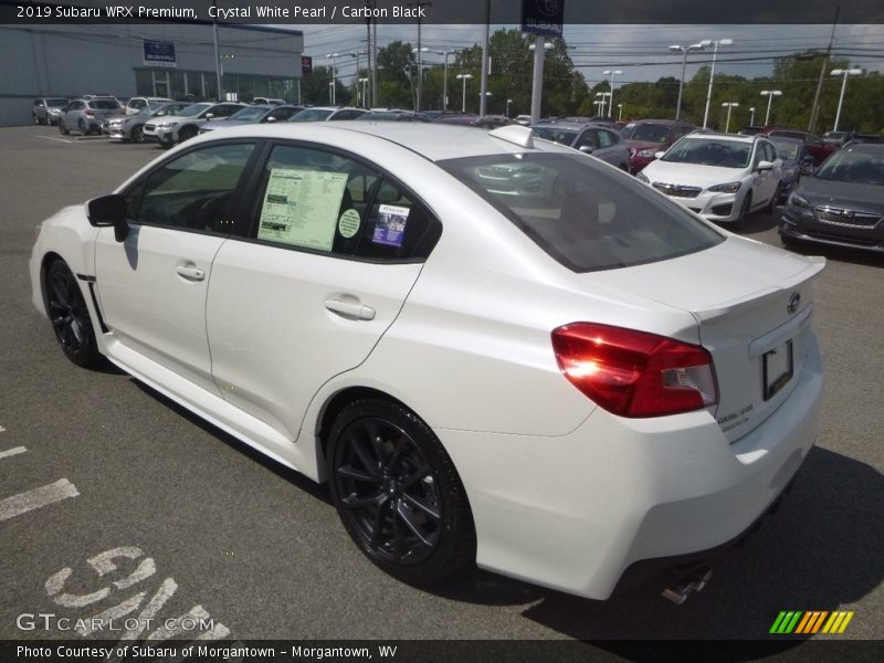 Crystal White Pearl / Carbon Black 2019 Subaru WRX Premium