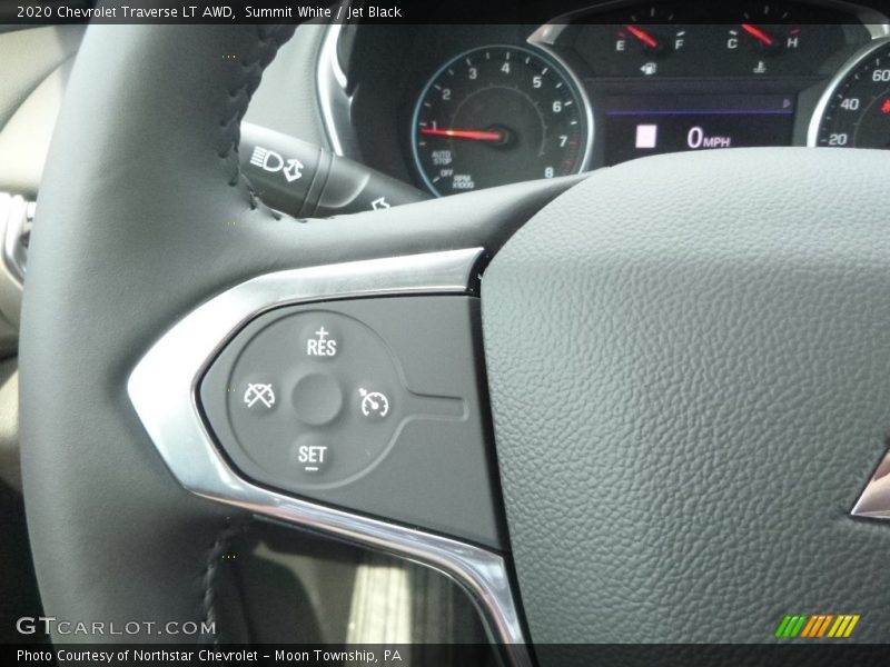 Summit White / Jet Black 2020 Chevrolet Traverse LT AWD