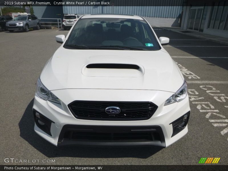 Crystal White Pearl / Carbon Black 2019 Subaru WRX Premium