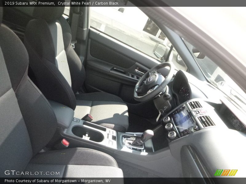 Crystal White Pearl / Carbon Black 2019 Subaru WRX Premium