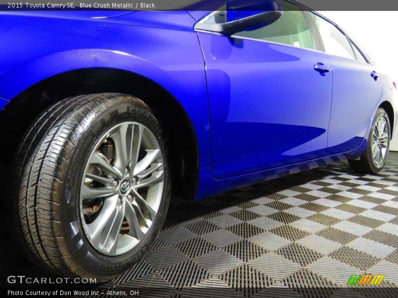 Blue Crush Metallic / Black 2015 Toyota Camry SE