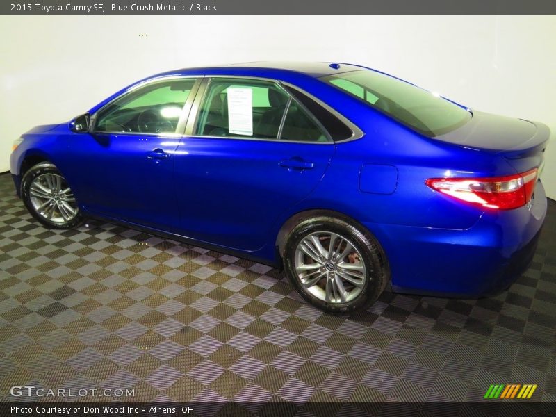 Blue Crush Metallic / Black 2015 Toyota Camry SE