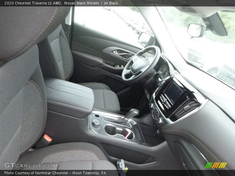 Mosaic Black Metallic / Jet Black 2020 Chevrolet Traverse LS AWD